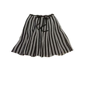 Uniform John Paul Richard Polka Dot Crepe Skirt 100% Silk Womens Size 10